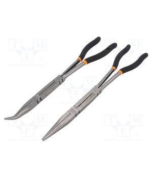 010090060 Tools set: pliers; half-rounded nose,elongated; 2pcs. 3CFlmbdFg6H4QGJ7y3uaimHTx4KctWaocf9c5uHQHtU