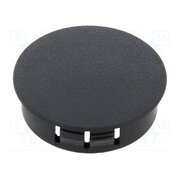 10021101 Stopper; H: 11.5mm; push-in,snap-fastener; Flange dia: 38mm; black ys1UruDCLGnfwq35aeijFZathSYnX7GdelwNfbdFSeg