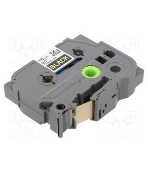 TZE-344 Tape; 18mm; 8m; black; Character colour: golden; laminated,glued Dgw7SUMCI-OTi88FUAhrQCUs31XlrUHeS8BfAMXACDM