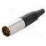 AG5M Connector: XLR mini; plug; male; PIN: 5; for cable; soldering; 4A AiCbG0HN6FEopKKNC8TBQOZbWxFjGEbX3da0sWuDRCU