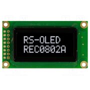 REC000802AWPP5N00100 Display: OLED; alphanumeric; 8x2; Dim: 58x32x10mm; white; PIN: 16 QdfgZWmWxRomQKNNavdTL--RKnAHe1nOnpgPAAXbZoY