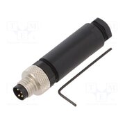 22260121 Connector: M8; male; PIN: 4; 30V; IP67; straight; for cable; plug cYetvVL_FmDvTh71_xxr7MzTjwV6M9fsJ9sM9kSTWnE