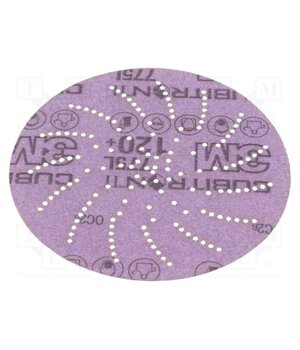 775L P120 125MM CUBITRON II Sanding plate; 125mm; Granularity: 120; with holes; Mounting: bur qmh7pXB2JnY5ES-5h-iuH4qSbdp_2X9XCodeXDunNPM