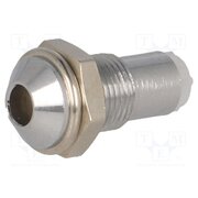 SMQ1 069 LED holder; 3mm; chromium; metal; convex; with plastic plug AY0TCH6VSIZLEG-TTHUnAy3T160YSUb8NsJMizwpOtg
