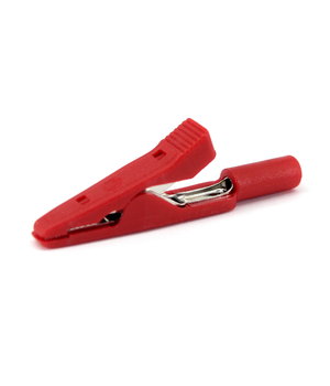 CROCODILE KLIPS 42 mm, izolēti, d = 2 mm, sarkani, 15 A, 60 VDC

 CKR084.jpg