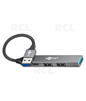 Datoru tīkla komutators - koncentrators USB 3.2 A -> 3x USB A + USB-C, 5 Gbit/s, 0,1 m

 AKOM23GB.jpg