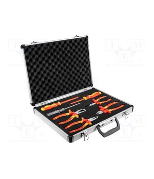 01-235 Tools set: pliers, insulation screwdrivers; case; 1kV; 7pcs. VDOsRQZAn8kRPfkiGvm09shBF2O4sUrB9E4X0k4Hu7U