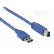 KABELIS KOMPIUTERIUI USB 3.0 A (K) <-> USB A/B (K), 2m
