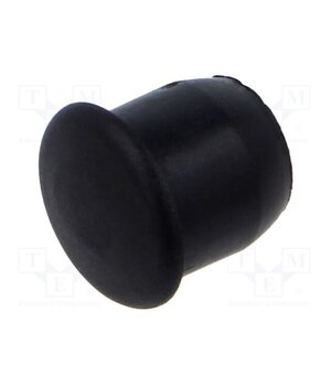 10060612 Stopper; H: 9mm; push-in; Flange dia: 12mm; black; Ømount.hole: 10mm DcfIx9kpWKOakYJTTZyslp9BG24RFbV1l4vYPwuIjWY