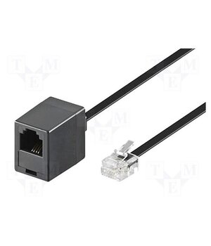 68259 Cable: telephone; RJ11 socket,RJ11 plug; 3m; black OfJGSRbDTaNez45zg9GIw_9jurGYiaCHsyOtMH_cVdc