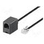 68259 Cable: telephone; RJ11 socket,RJ11 plug; 3m; black OfJGSRbDTaNez45zg9GIw_9jurGYiaCHsyOtMH_cVdc