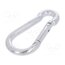 KSO.6.60 Carabiner; steel; for rope; L: 60mm; zinc; 6mm U0kIhVcstjHQO1jN9JwlxpzBBmuWevYgRk6iF3AsY_k