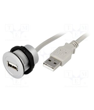 09454521922 USB socket; 22mm; har-port; -25÷70°C; Ø22.3mm; IP20; silver rxAlRaZLHmeRtNE1WK-yNIzZCINJCyoh_RFUIr9SOVs