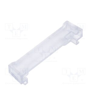F15857_LINNEA-END-FS Ending; rectangular; polycarbonate; transparent; 9.5mm xKaoWsmufRRcAlVAWRAx_6m7xaZTRTqSAcETXGAQh1M