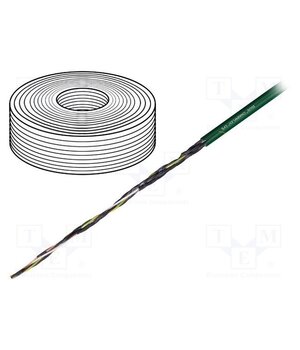 CF5.03.25 Wire: control cable; chainflex® CF5; 25x0.34mm2; PVC; green; Cu wltCNRpMQnWnLbX9Lk22vjUYGCkduHYIyk-YqkETJLU