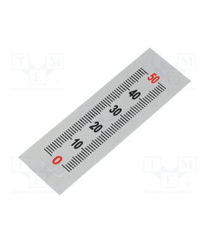 GN 711-KUS-50-S-U Ruler; U; W: 11mm; silver; plastic; Length: 50mm; self-adhesive VMhsnfDZKjm7HiYksQAGBfR12vx_3GRr5qVUdez_PXY