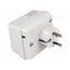 KM-48 GY Enclosure: for power supplies; vented; X: 63mm; Y: 73mm; Z: 46mm; ABS 2m_7AGKG9gsAytvDL-moULenmP-pqV_RVC9MUo1r1Ug