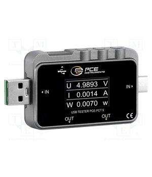 PCE-FCT 5 Meter: power quality analyser; LCD TFT 1,06"; VDC: 4÷24V; 0÷6.5A PBVtdwUYeLFGSwKdKpAG8C92g-j_nQ6EJ3ypAV2sR1Y
