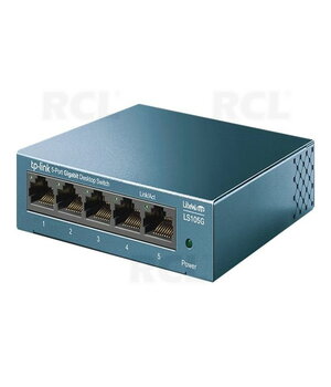 Datoru tīkla komutators LS105G, 5 porti 10/100/1000Mbps, Tp-Link

 AKOM105G.jpg