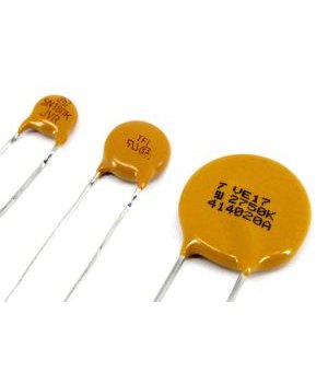 VARISTORS 14 VAC 18 VDC 22 V 250 A, ø7 mm, RM=5 mm

 RVXXX.jpg