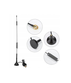 Magnētiskā antena 433 MHz 10 dBi 310 mm, 1,5 m RG174, SMA spraudnis

 IAN310+2.jpg