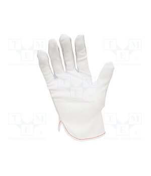 509-0003 Protective gloves; ESD; L; polyester,PVC,carbon fiber; white DO6GA8DlM67Gd-Uevu4JHdsSfocG-cgmoVSHlJJsjdE