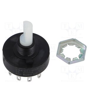 R20407RR03Q Switch: rotary; Pos: 4; 2.5A/250VAC; 0.5A/125VDC; screw; R; -30÷95°C sdqN7pNJq39oLw1RushCE1GLP2i0wmhxfiiA6EfXjA0