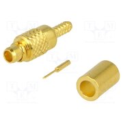 MMCX1121A1-3GT30G-14-50 Connector: MMCX; plug; male; straight; 50Ω; RG178(A,B),RG196(A) rbTz6IbtPK3fAXkQZHBbOIbRkq6deurrV8Tvfhgm4u0