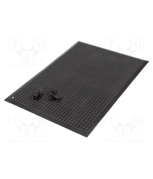 SE010001ESDP Mat: floor; ESD; black; L: 0.9m; W: 0.6m; Thk: 14mm; polyurethane t07mzguOkB-ADjCrHEuMZydTZGcxokXnXEKhsp0iWRk