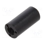 181RDX08 Spacer sleeve; cylindrical; polyamide; M2; L: 8mm; Øout: 4mm; black z9I8t9AaKhwcHIRJ6UBLV5RRqWxfVhpqmo7wqJ-K1So
