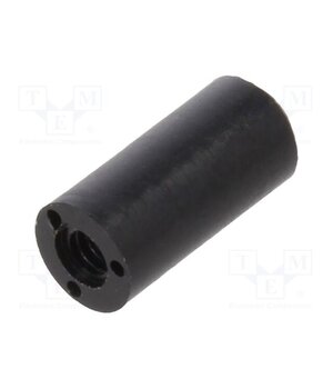 181RDX08 Spacer sleeve; cylindrical; polyamide; M2; L: 8mm; Øout: 4mm; black z9I8t9AaKhwcHIRJ6UBLV5RRqWxfVhpqmo7wqJ-K1So