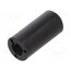 181RDX08 Spacer sleeve; cylindrical; polyamide; M2; L: 8mm; Øout: 4mm; black z9I8t9AaKhwcHIRJ6UBLV5RRqWxfVhpqmo7wqJ-K1So