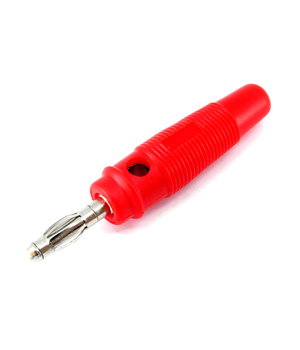 PLUG ø4mm 'banan' tips ar skrūvi, sarkans

 CKI085R.jpg