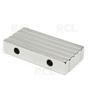 MAGNET Neodīma NdFeB, 50x10x5mm, ar diviem 5mm caurumiem

 CPM50105M+1.jpg