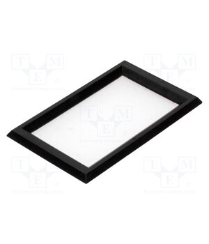 EA 017-17UKE Frontal bezel; Dim: 74x44.7mm; 58x32.5mm; ABS; Colour: black Qt171xCH1MLvgkzuGLYXnV9N4ZD4x-f1XfwcaFg9-5Y
