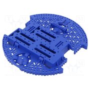 ROMI CHASSIS BASE PLATE - BLUE Chassis; POLOLU Romi; blue; Kit: Romi chassis; 165mm YRfE89BsMYF7EyOaBOqs5aMLTbSJR8GfY4UrpoLc-cQ