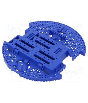 ROMI CHASSIS BASE PLATE - BLUE Chassis; POLOLU Romi; blue; Kit: Romi chassis; 165mm YRfE89BsMYF7EyOaBOqs5aMLTbSJR8GfY4UrpoLc-cQ