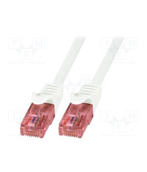 CQ2011U Patch cord; RJ45 plug; U/UTP; 6; stranded; Cu; 250mm; LSZH; white SBrGFZfS3paEeaQ5pMCrHWm4FO3b7_AvFOQatwxIusY