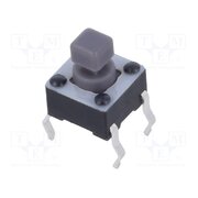 TL1105SPF100Q Microswitch TACT; SPST-NO; Pos: 2; 0.05A/12VDC; THT; 0.98N; 6x6x4mm D44OsHvjx3R37b9RoBoB1maOaObU3RY4UkGgJoDZc7A