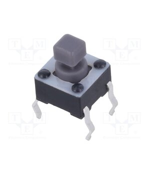 TL1105SPF100Q Microswitch TACT; SPST-NO; Pos: 2; 0.05A/12VDC; THT; 0.98N; 6x6x4mm D44OsHvjx3R37b9RoBoB1maOaObU3RY4UkGgJoDZc7A