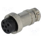 VG04015 Connector: microphone; plug; female; PIN: 6; for cable; straight I30XNIYjlprPNZCDMPWDqekGizXd0jO-6p1PqMIaf6o