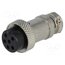 VG04015 Connector: microphone; plug; female; PIN: 6; for cable; straight I30XNIYjlprPNZCDMPWDqekGizXd0jO-6p1PqMIaf6o