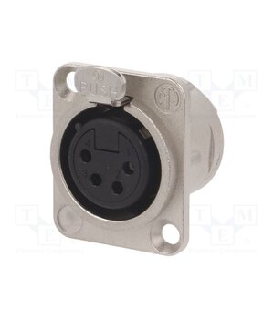 NC4FD-L-1 Connector: XLR; socket; female; PIN: 4; soldering; silver; 10A NsHWOdy5j2HqRXkq2a575iwatfK3thGxfFzUOKWV3m8