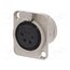 NC4FD-L-1 Connector: XLR; socket; female; PIN: 4; soldering; silver; 10A NsHWOdy5j2HqRXkq2a575iwatfK3thGxfFzUOKWV3m8