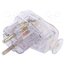 AWA-ŁKB TR Connector: AC supply; male; plug; 2P+PE; 250VAC; 16A; for cable DAtskNdoyDVWo8RJMSbCxx5xE4E5UG286EEj_ZFqpo4