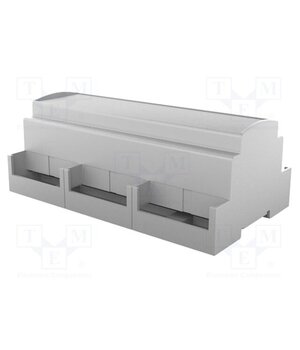 25.0903000.BL Enclosure: for DIN rail mounting; Y: 91mm; X: 160.2mm; Z: 62mm; grey h368VgzoQRyEQdrP0yWeVCAKKVMulwDTfjQQMq0sb8w