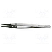 5-432 Tweezers: straight; replaceable tips; Blade tip shape: flat; ESD LvxNuIZ7dW2KKyc_DKpYbdF6YfiKGc8ZTrZf5DBAW_g