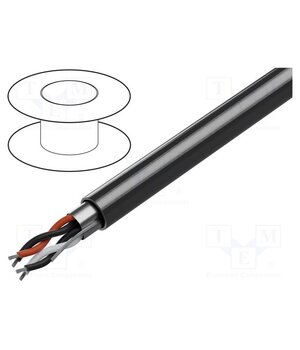 9502NH.00305 Wire; 2x2x24AWG; RS232; stranded; Cu; shielded,Al-PET foil; chrome iZuC9VPCbTK8O6b4RXlvf5V-olDB4i6VppD8H68Y8ZI