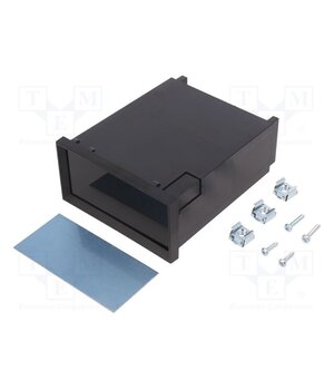 1216 Enclosure: panel; X: 96mm; Y: 120mm; Z: 48mm; ABS; black; DIN 43700 5uvlaGVs47sNGdLFHnqnkFsSrmaxhKuDQ5C5sAWETeo