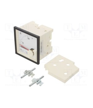 BA271NE4160000 Ammeter; on panel; I AC: 0÷100A; Class: 3; 300V; BA27; 72x72x64mm AV7G8p5jE-Jy3Qwu9ilcMTEH3mfp9KAcf1nj_umMjJw